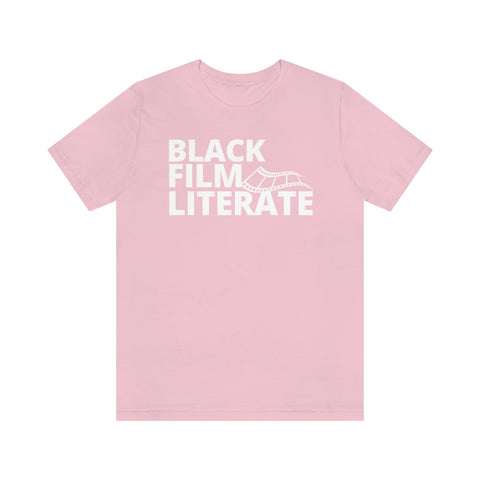 BLACK FILM LITERATE--Unisex Jersey Short Sleeve Tee